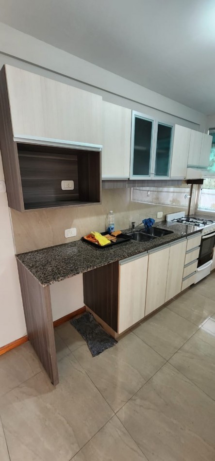 Diviino!!! semi piso a re estrenar living cdor a bcon atza fte cocina soñada con lavadero bño y toil