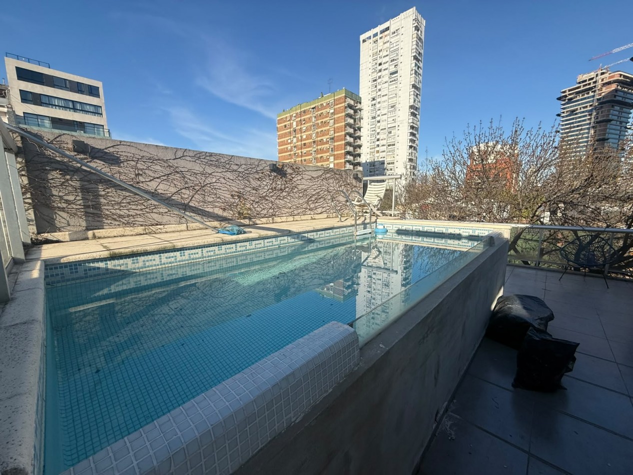 Moderno Mini Loft edificio con amenities ambiente divisible balcon